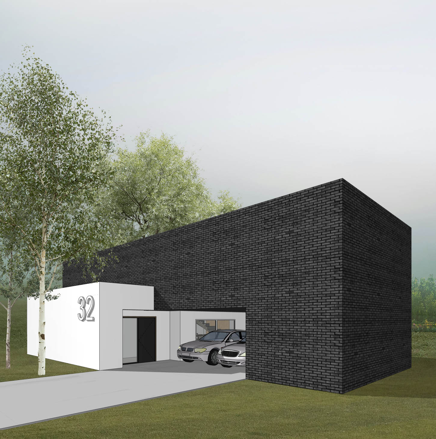 Dom wśród miejskiego zgiełku