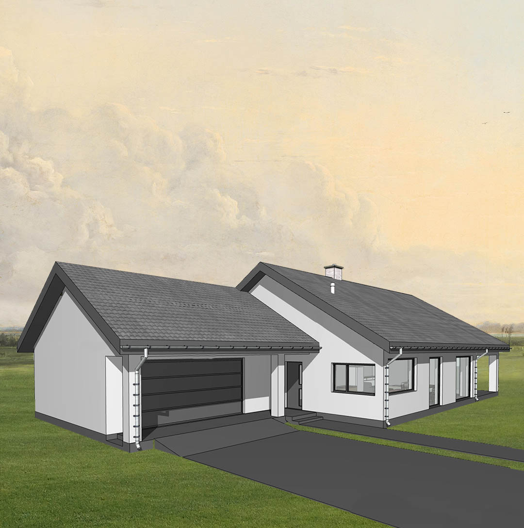 Energooszczędny dom nad rzeką