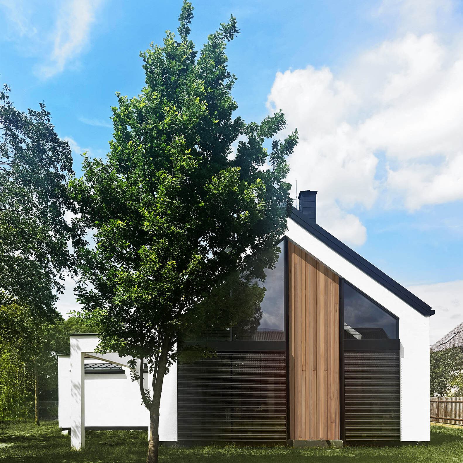MK Archistudio, architekt Białystok, budowa domu, nowoczesna stodoła