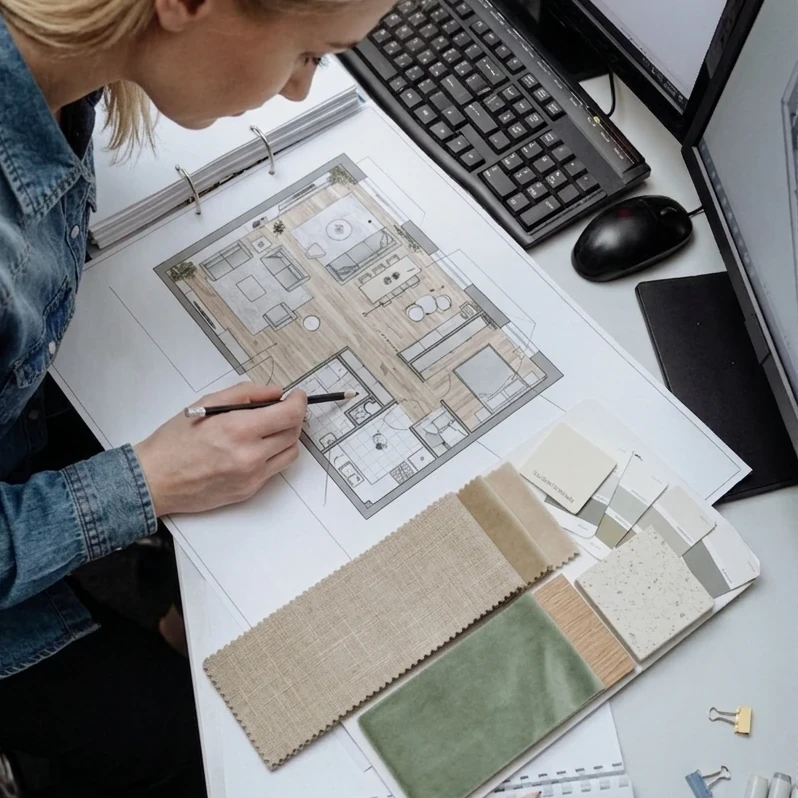 projekt wnętrz ze współpracy z MK Archistudio